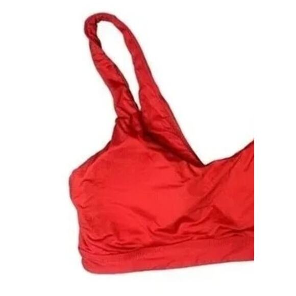 NWT Andie The Ventura Top Maximum Scoop Neck Max Support Removable Cups XS Red - Picture 4 of 15